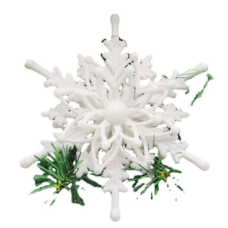 Snowflake Christmas Tree Pendant