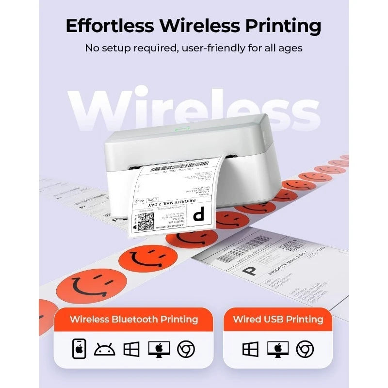 Bluetooth Thermal Label Printer RW403B