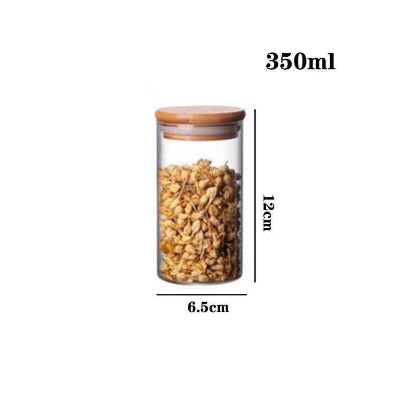 High Borosilicate Glass Cans, Sealed Storage Cans, Transparent Cans, Whole Grains, Candy Cans