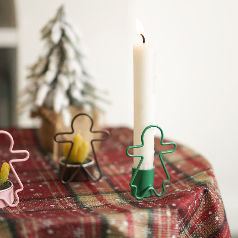 Gingerbread Man Candlestick