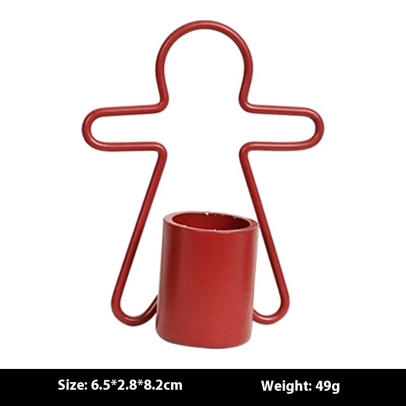 Gingerbread Man Candlestick