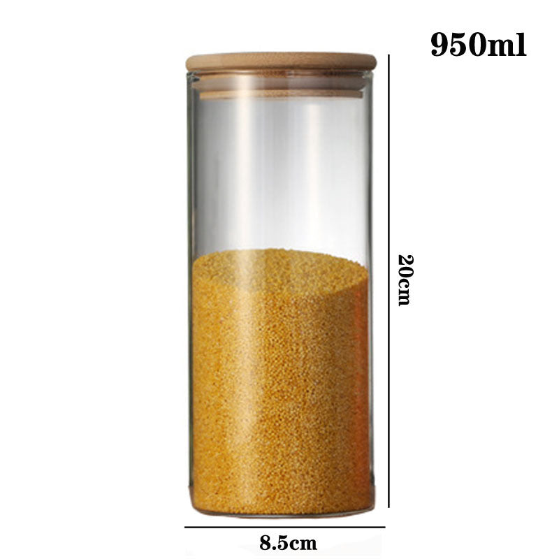 High Borosilicate Glass Cans, Sealed Storage Cans, Transparent Cans, Whole Grains, Candy Cans
