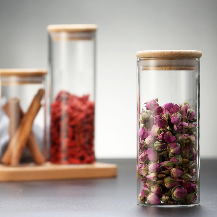 High Borosilicate Glass Cans, Sealed Storage Cans, Transparent Cans, Whole Grains, Candy Cans