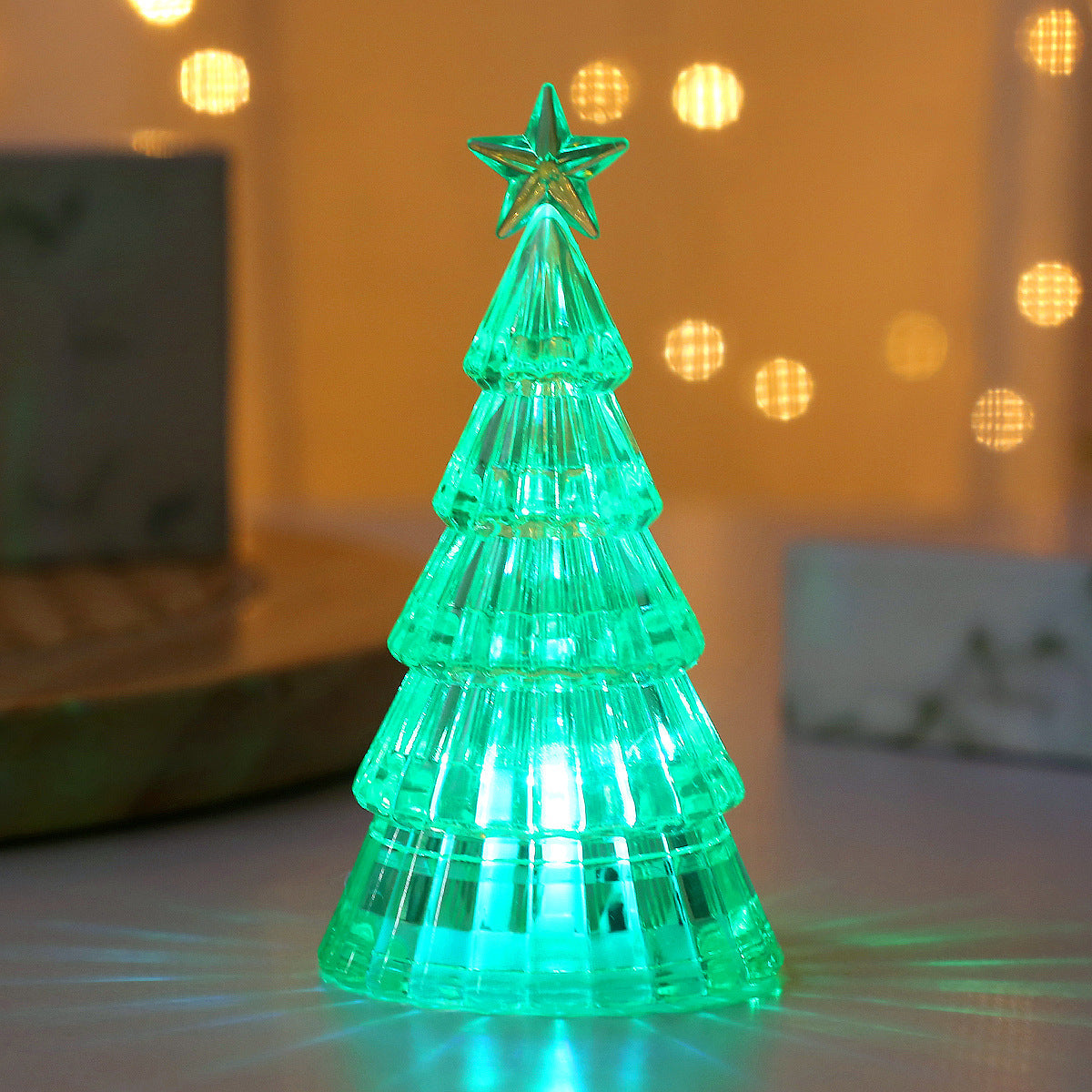 Christmas Tree Crystal Small Night Lamp