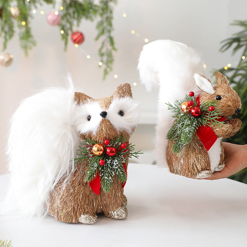 Straw Christmas Ornaments