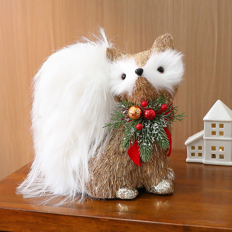 Straw Christmas Ornaments