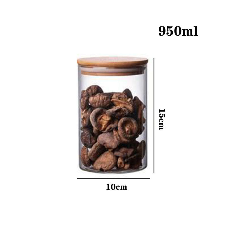 High Borosilicate Glass Cans, Sealed Storage Cans, Transparent Cans, Whole Grains, Candy Cans