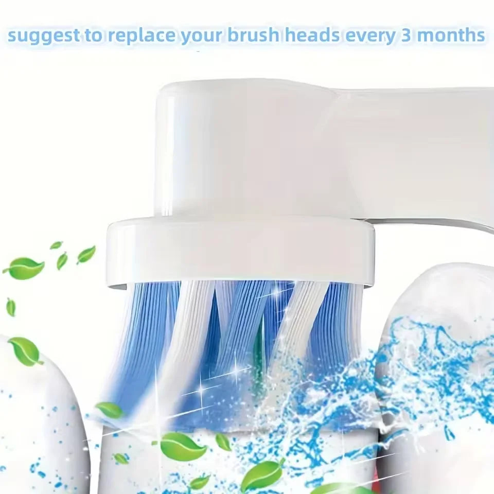Replacement Toothbrush Heads Compatible with Oral-B Braun
